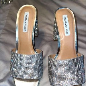 Beautiful Chelsea and Violet Rhinestone Shoes